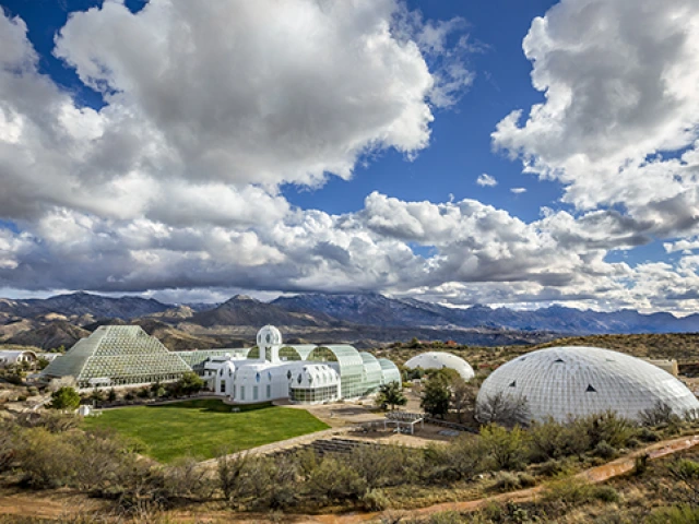 Exterior photo of Biosphere 2