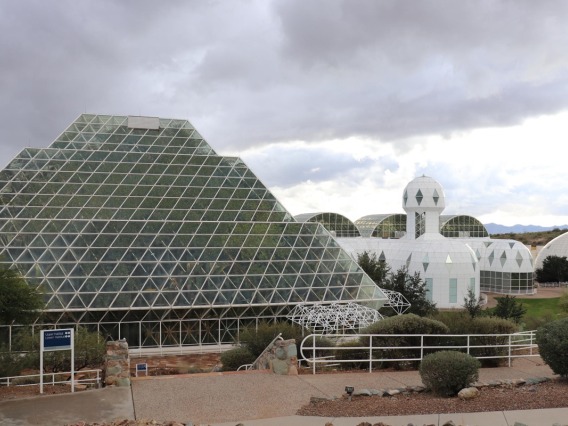 Exterior photo of Biosphere 2