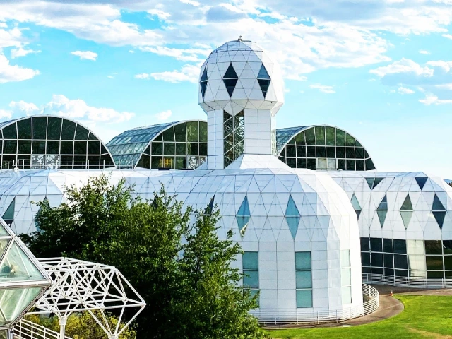 Exterior photo of Biosphere 2